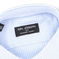 Striped Light Blue Oxford Slim Shirt