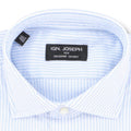 Striped Light Blue Oxford Slim Shirt