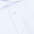 Striped Light Blue Oxford Slim Shirt