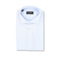 Striped Light Blue Oxford Slim Shirt
