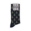 Socks - Colorful With Fancy Pattern Cotton & Polyester Stretch