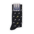 Socks - Colorful With Fancy Pattern Cotton & Polyester Stretch