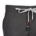 Pants - CARACCIOLO Cashmere Stretch Elastic Waistband + Zip