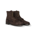 Boots - MILANO Cashmere, Suede & Rubber Soles Lace-Ups