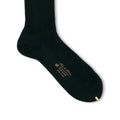 Plain Tartan Green Scotland Thread Long Socks