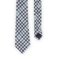 Tie - Checkered Wool Point Cut