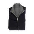 Cardigan - Cashmere Reversible Zipped