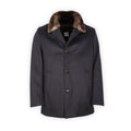 Coat - Cashmere Removable Fur-Lined Buttoned