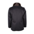 Jacket 3/4 Plain Colour Cashmere Detachable Fur-Lined