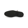 Toe-cap Laced Oxfords in Dark Brown Suede