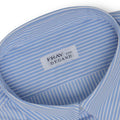 Shirt - MATTEO Striped Sea Island Cotton Double Cuff