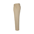 Off White Fine Ribbed Corduroy Pants