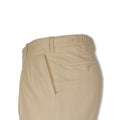 Off White Fine Ribbed Corduroy Pants