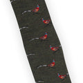 Socks - Pheasant Pattern Wool & Nylon Long