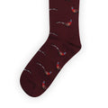 Socks - Pheasant Pattern Wool & Nylon Long