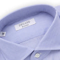 Shirt -" Fil A Fil "Cotton Single Cuff Italian Collar