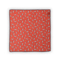 Pocket Square Coloured Pheasant Wool And Cashmere