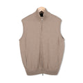 Beige Zipped Gilet — Beaver Lining