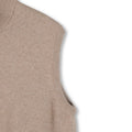 Beige Zipped Gilet — Beaver Lining