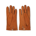 Brown Ostrich Gloves