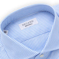 Shirt - Striped Cotton Single Cuff Italian Collar