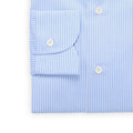 Shirt - Striped Cotton Single Cuff Italian Collar