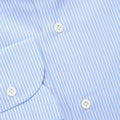 Shirt - Striped Cotton Single Cuff Italian Collar