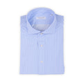 Shirt - Oxford Large Striped Polyamide Stretch Single Cuff