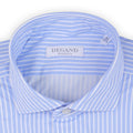 Shirt - Oxford Large Striped Polyamide Stretch Single Cuff