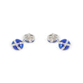 Cufflinks Plain Colour Lozenge Sterling Silver