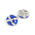 Cufflinks Plain Colour Lozenge Sterling Silver