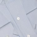 Shirt - CANNES Striped Cotton Single Cuff