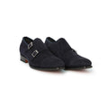 Double Monks Plain Colour Suede