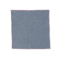 Plain Medium Denim Pocket Square