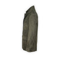 Jacket Plain Colour Suede Shirt Collar