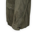 Jacket Plain Colour Suede Shirt Collar