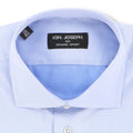 Plain Twill Light Blue Double Cuff Shirt