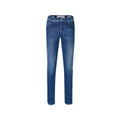 Light Denim J688 Jeans with Dark Green Patch