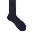 Socks - Long Pur Cotton Plaited
