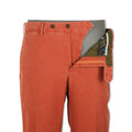 Orange Oxford Stretch Pants