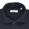 Polo Shirt - Piqué Cotton & Cashmere Single Cuff