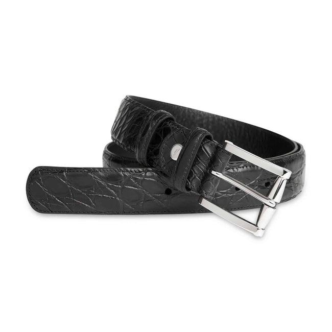 Black Crocodile Belt