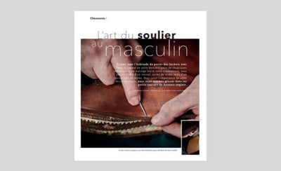 (PRESS) Maison Degand in So Soir (Le Soir): Celebrating the Art of the Gentleman’s Shoe