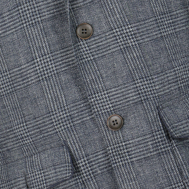 Dark Blue Linnen Jacket