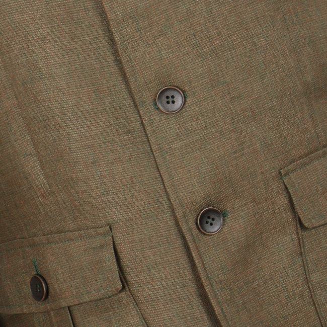 Dark Blue Linnen Jacket