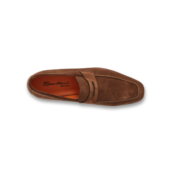 Loafers in Medium Brown Suede