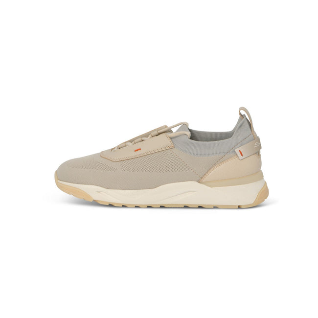 Sneakers - Leather, Microfibre & Rubber Soles Lace-Ups