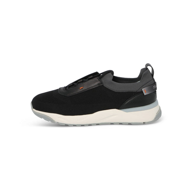 Sneakers - Leather, Microfibre & Rubber Soles Lace-Ups