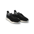 Sneakers - Leather, Microfibre & Rubber Soles Lace-Ups