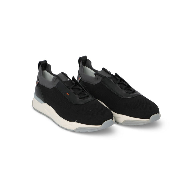Sneakers - Leather, Microfibre & Rubber Soles Lace-Ups